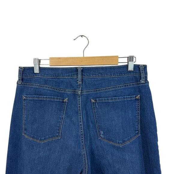 ANA A New Approach 14 High-Rise Wide Leg Jeans Cotton Stretch Blue Womens - Picture 8 of 9